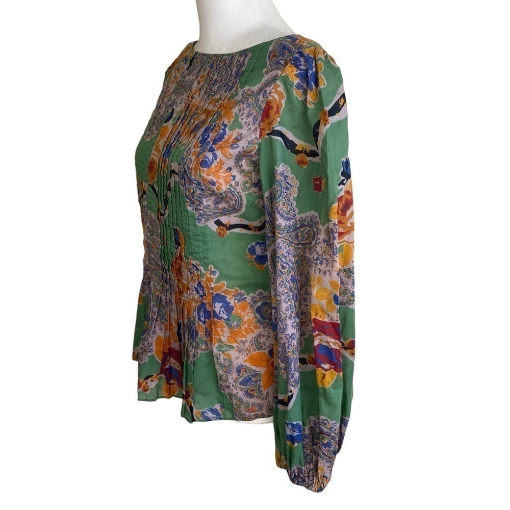 Vtg ‘80s Albert Nipon Two Piece Set Blouse & Skir… - image 5